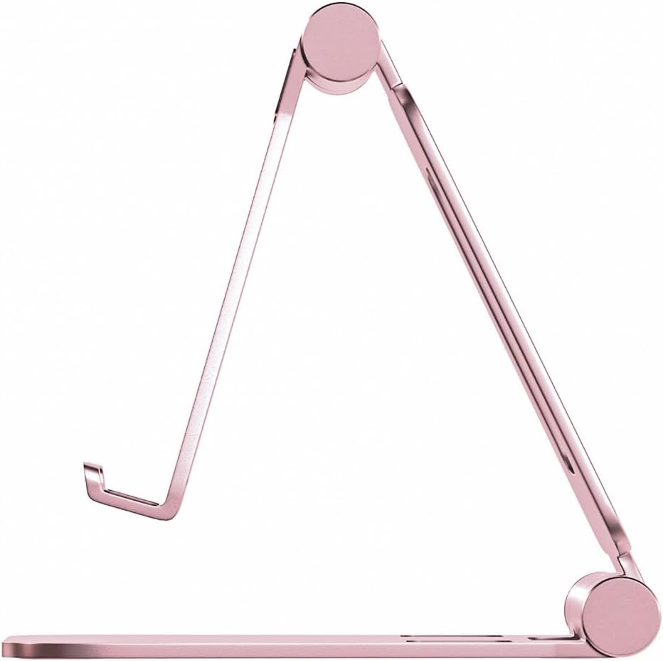 D & K Exclusives 17 16 15 14 13 12 11 8 7, Cell Phone Stand for Desk Phone Holder Foldable Portable Adjustable Cradle