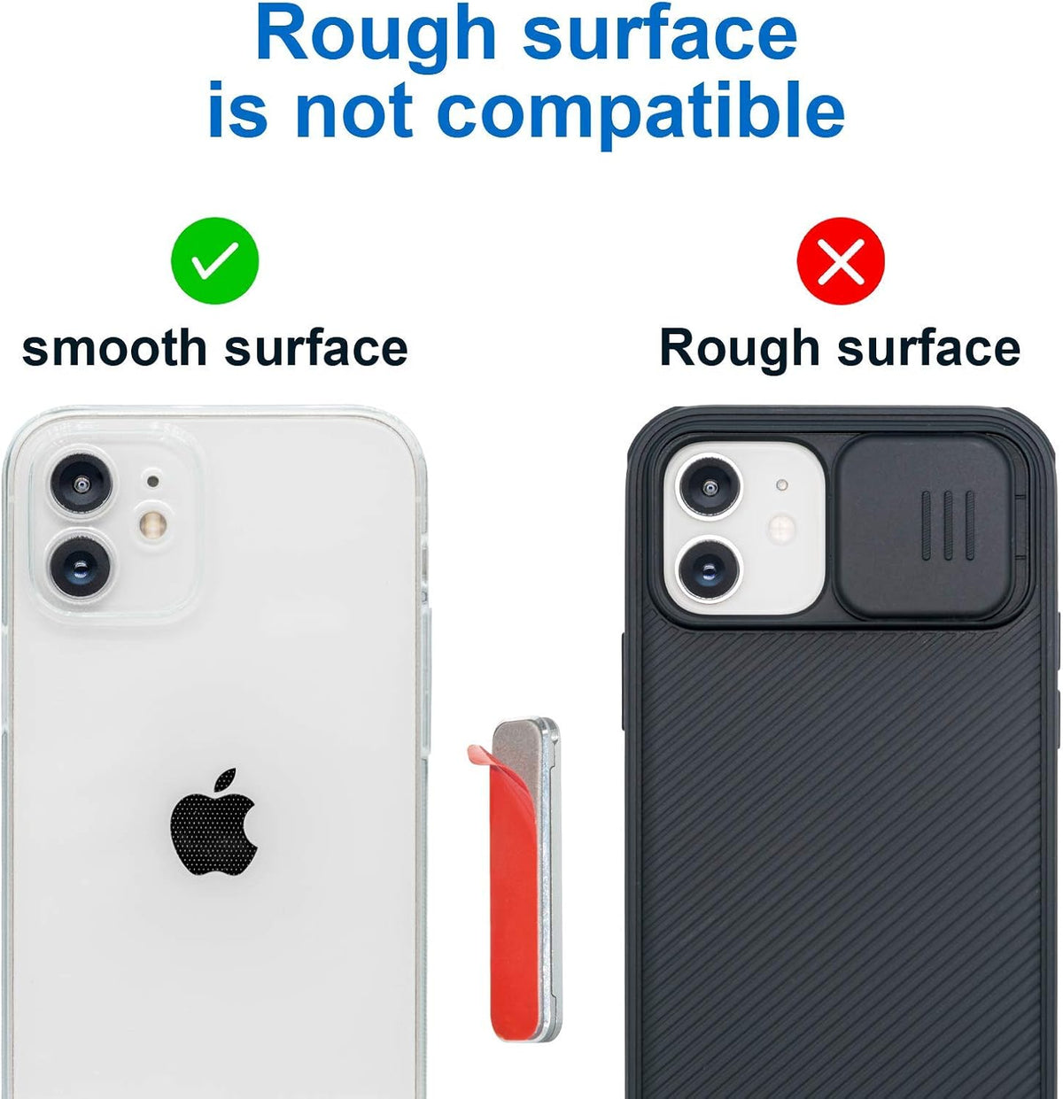 DWTB Phone Kickstand,Multi-Angle Aluminum Cell Phone Kickstand Attachment(Adjustable Angle)(Vertical and Horizontal
