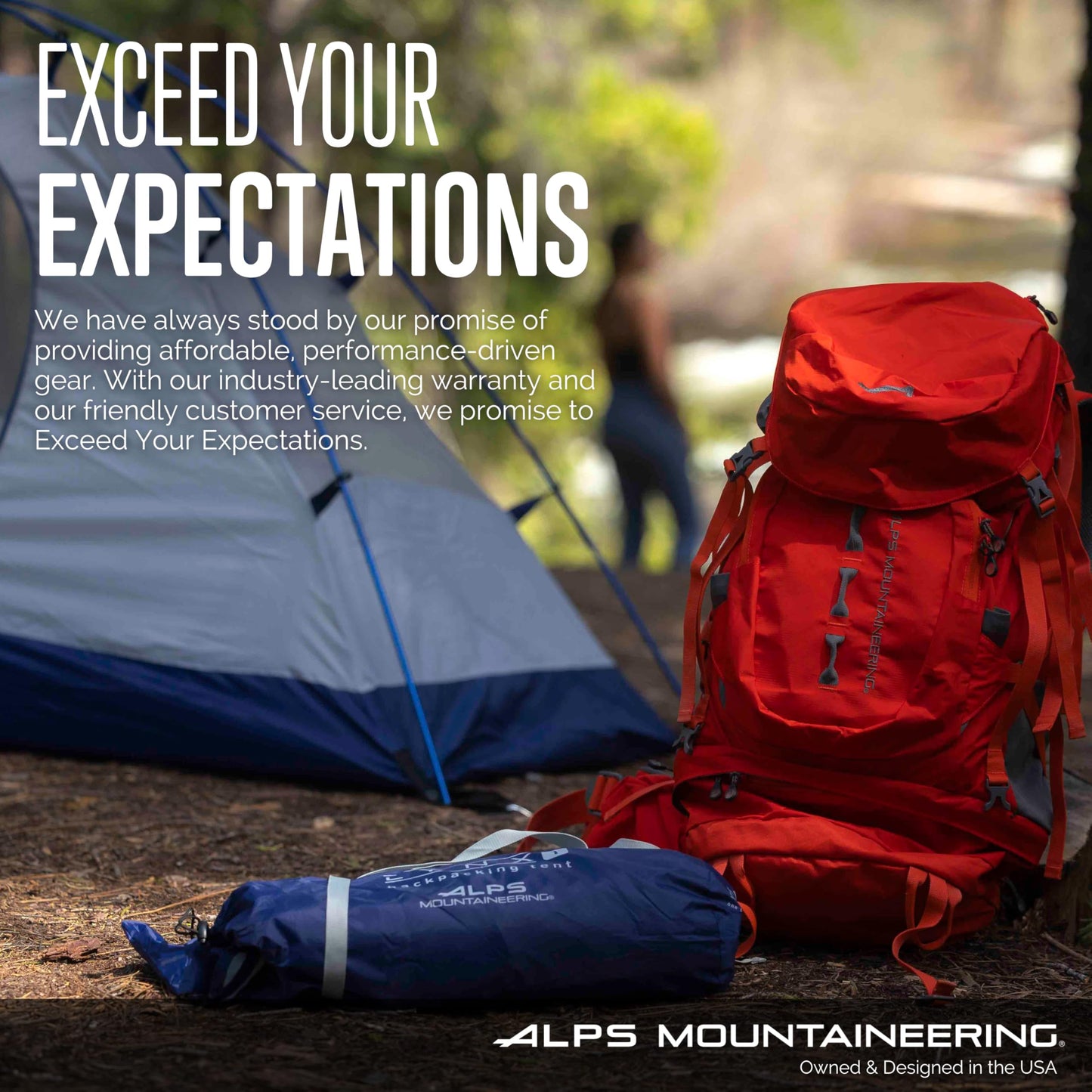 ALPS Mountaineering Lynx 2-Person Backpacking and Camping Tent Easy Setup, Weatherproof, Spacious & Ventilated Camping Tent/Lightweight