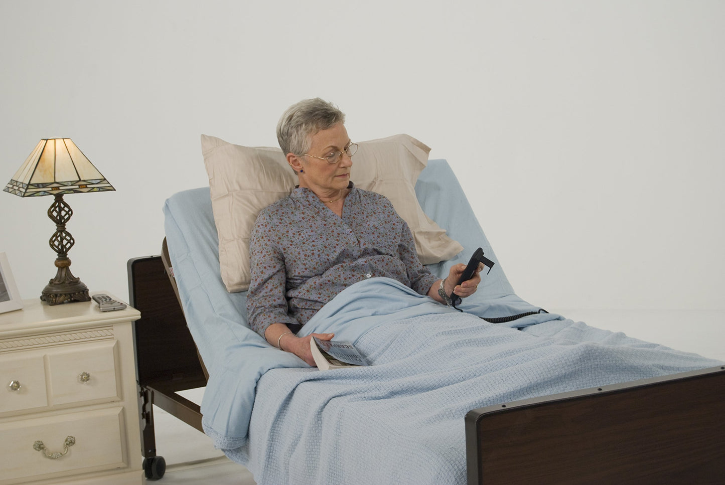 Drive Medical Delta Ultra Light Semi Electric Hospital Bed, Frame Only