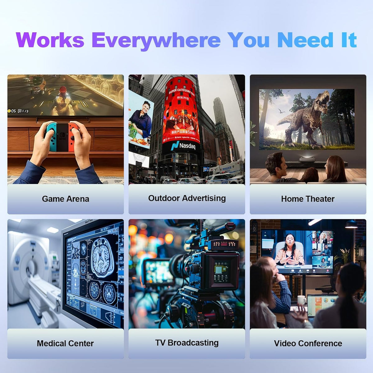 8K 20ft, 48Gbps 2.1 8K@60Hz/4K@120Hz, PS5 4 3/Xbox/TV/Monitor/Laptop/Projector/Blu-ray Fiber Optic HDMI Cable Long HDMI