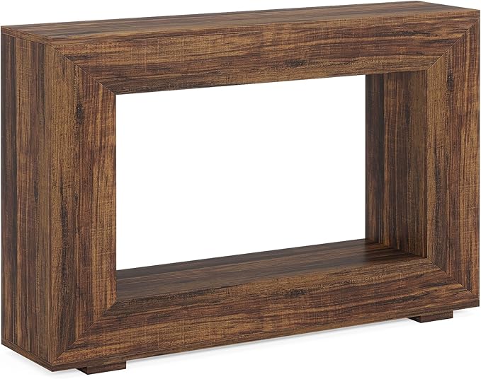 Tribesigns Farmhouse Console Table, 47 Inches Entryway Console Table with Storage, Industrial Hallway Accent Table for Living Room, Entrance