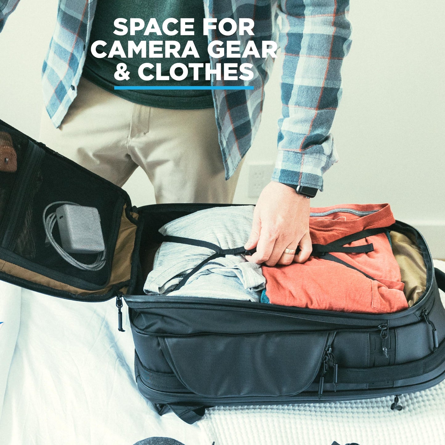 NOMATIC McKinnon Camera Pack- Travel Camera Bag by Peter McKinnon for Photographers, DSLR Camera Backpack for Men and Women