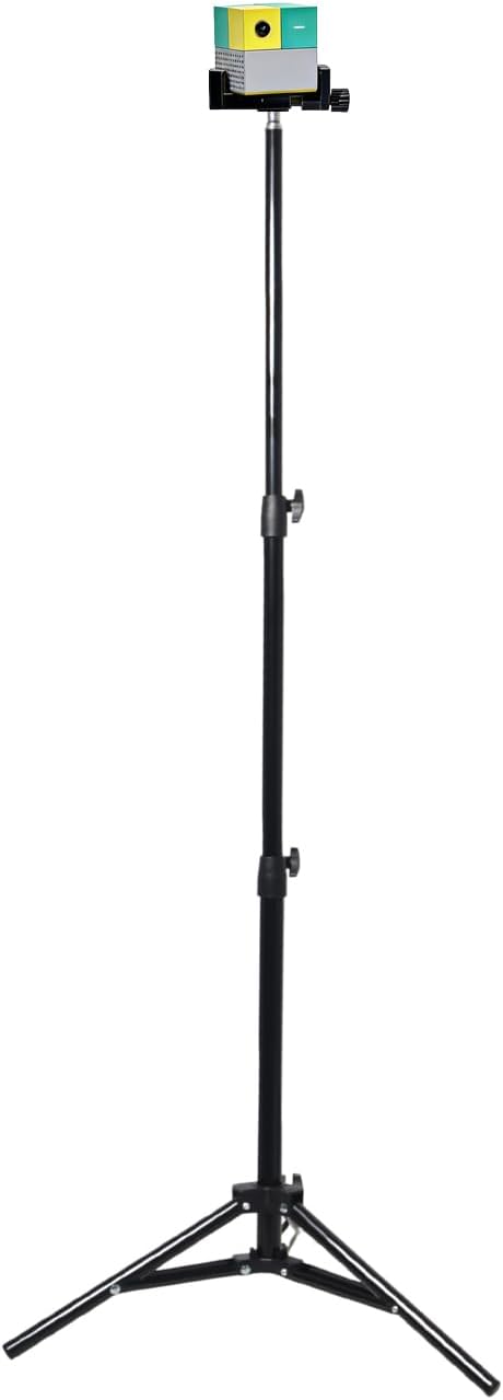 Fotoleey -1.2 Extendable Tripod Stand for Nex Playground Security Camera Phone Meters Ground Stand, with Phone Clip