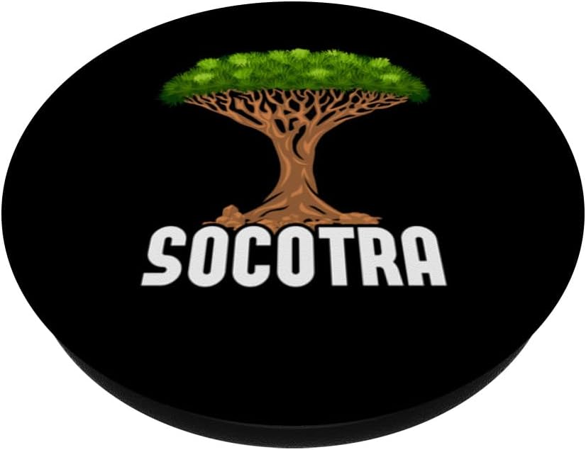 Dracaena Tree Socotra Island Yemen Dragon`s Blood Tree PopSockets Standard PopGrip