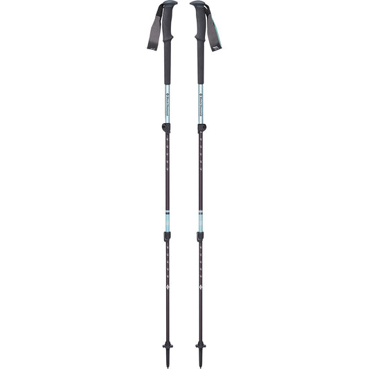 BLACK DIAMOND Women's Trail Trekking Poles (Pair) | Lightweight Aluminum Hiking Poles | FlickLock Adjustable Shafts | All-Season Stability & Comfort | Alpine Lake