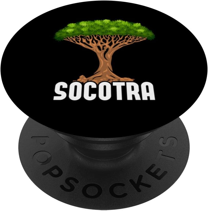 Dracaena Tree Socotra Island Yemen Dragon`s Blood Tree PopSockets Standard PopGrip