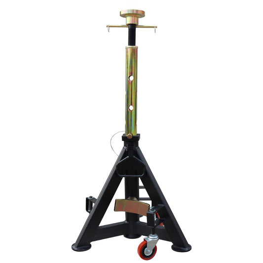 BESTOOL 16 Ton Heavy Duty Jack Stands Pair – 35,000 lbs Rated Capacity, Adjustable 26" to 40.9", Rolling Design for Trucks, Trailers, Tractors & Heavy Equipment