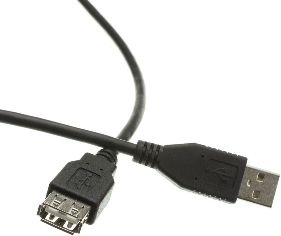 6-Feet 2.0 (10U2-02106EBK) CableWholesale USB Type A Male/Type A Female, Extension Cable, Version, Black