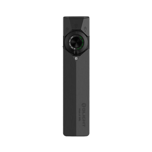 OLIGHT ArkPro Ultra EDC Flat Flashlight, Rechargeable Portable Flash Light, 1700 Lumens with White LED, UV and Green Beam for Working, Emergency, Camping, Everyday Carry (Onyx Black)