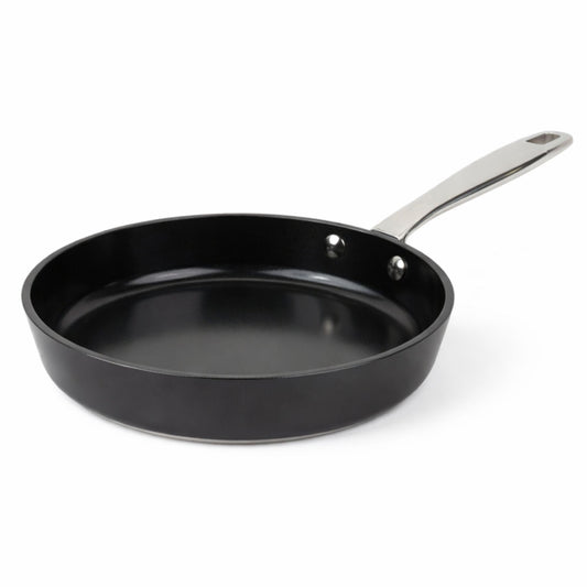 Alva Maestro 8 Inch Ceramic Nonstick Frying Pan, Non Stick Pan, PFAS Free Egg Pan, Small Frying Pan, Stainless Steel Handle, Induction Safe Nonstick Pan, PTFE & PFOA Free Cooking Pan
