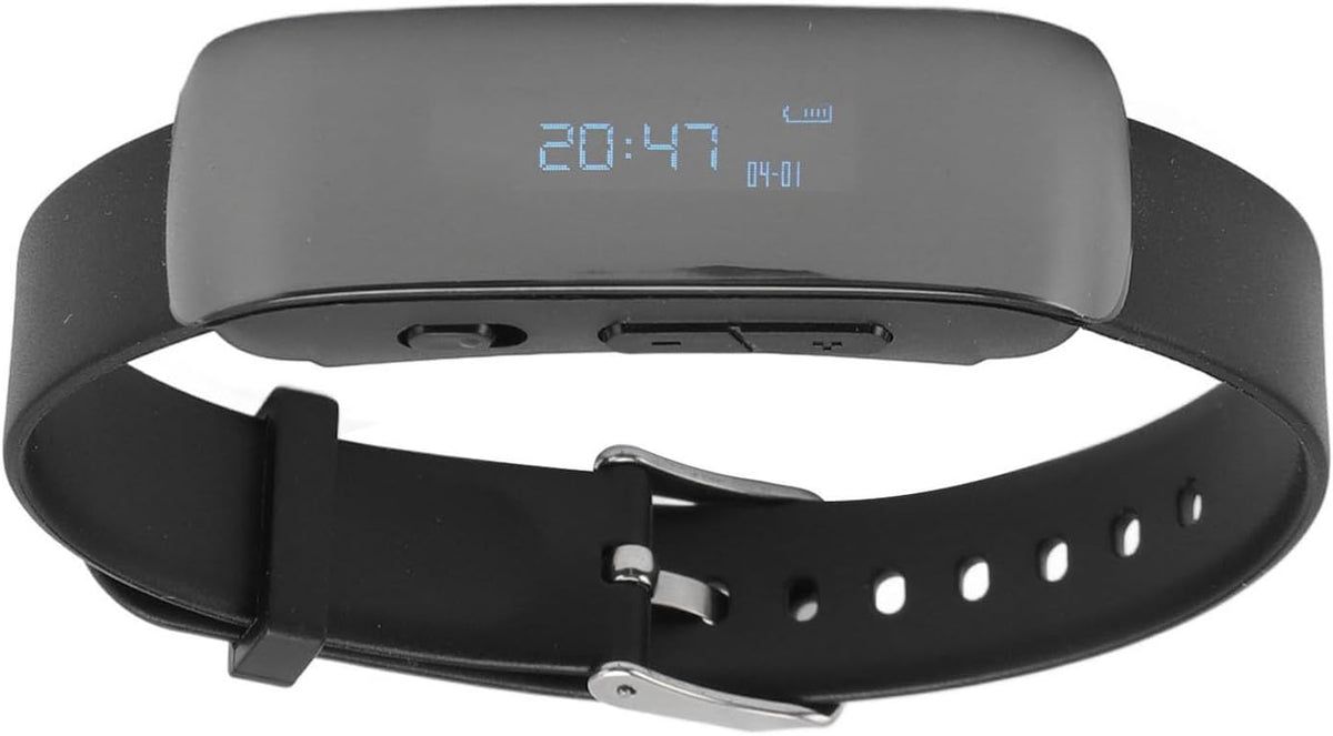 90mAh MP3 (4G) Digital Voice Recorder Watch, Bracelet Recording Device with Battery, Wristband, Recorder with Timing