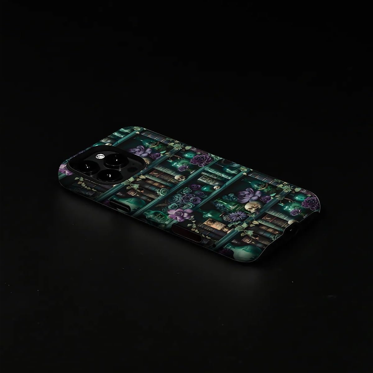 DAIZAG 16 2 1 Compatible with iPhone Pro Max Case,The Magician's Bookshelf in Heavy Duty Shockproof Rugged Hard PC+Soft