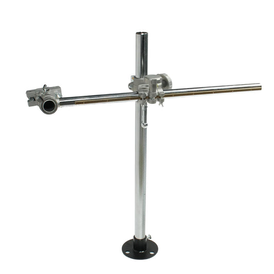 Welding Torch Holder Support Mig Tig Gun Holder WIth V-Clamp Mountings for Gas Torch Cutting Machine, Positioner Turntable, Horizontal Bar 500mm(19.68in), Vertical Bar 600mm(26.6in)