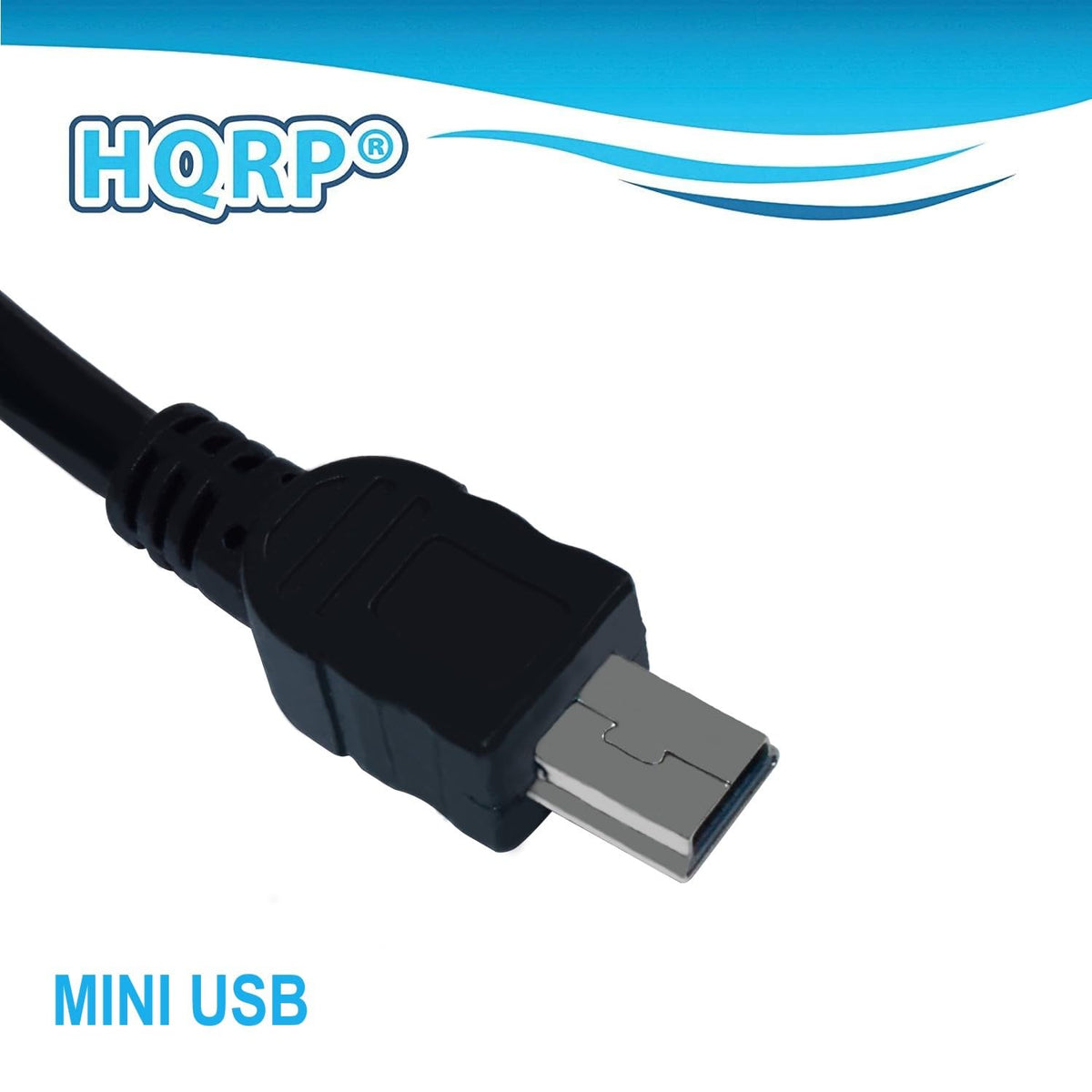 6ft DCR-DVD300E DCR-DVD301 DCR-DVD305 DCR-DVD308 HQRP Long USB to Mini USB Cable Compatible with Sony Handycam