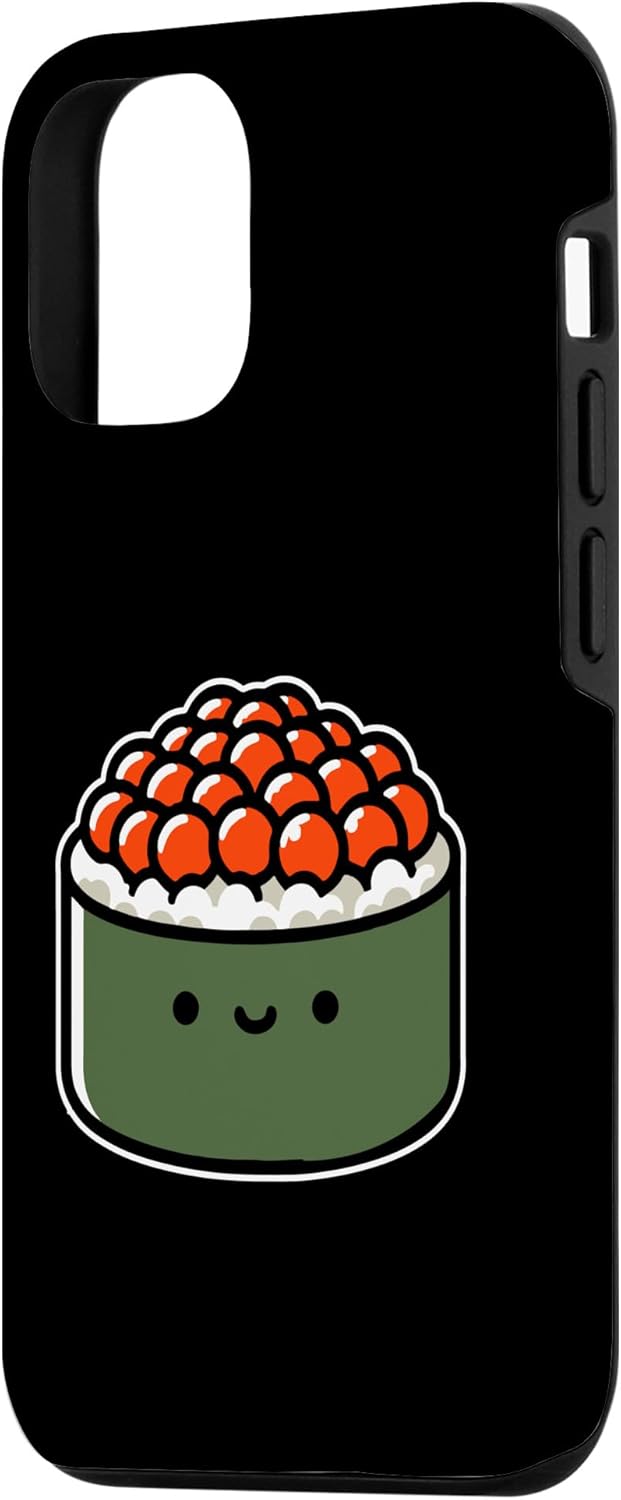 Funny Gunkan Salmon Roe Sushi Gift for Men & Women 15 iPhone Gunkan Salmon Roe Anime - Cute Kawaii Food Japanese Sushi