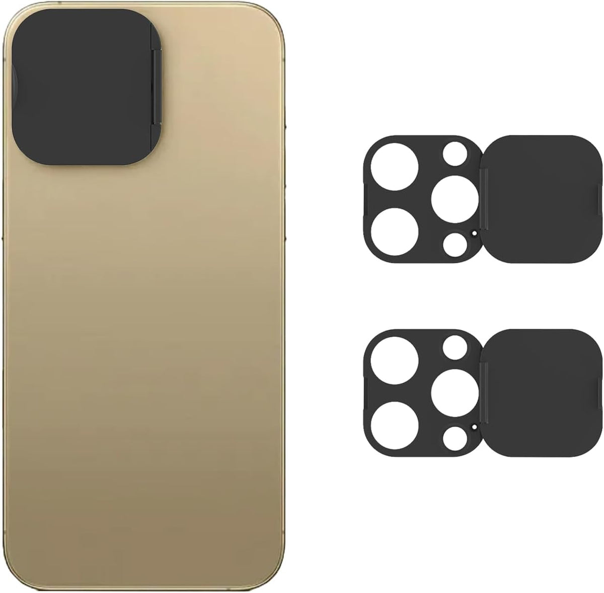 EYSOFT 16 16 Black-2 Pack Phone Camera Lens Cover Compatible for Phone Pro/ Pro Max,Camera Lens Protector to Protect