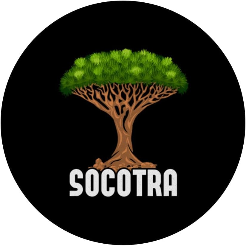 Dracaena Tree Socotra Island Yemen Dragon`s Blood Tree PopSockets Standard PopGrip