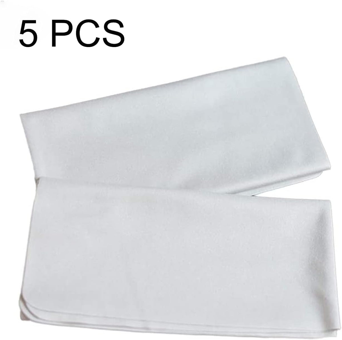 Lucausd 15''x15'' 5 Pack Record Cleaning Cloth, Big Size Anti-Static Microfiber Lint Free Cleaner for LP Vinyl Record