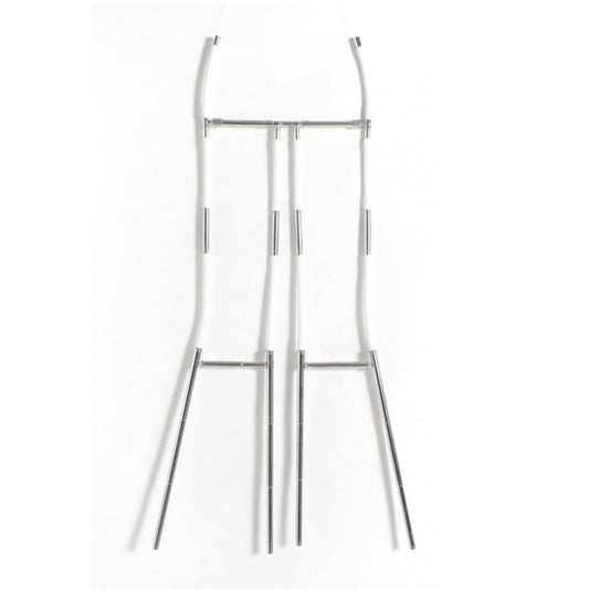 RLXROM Adjustable Metal Mannequin Torso Hanger Foldable Lightweight Body Display Rack for Retail Boutique Clothing Photography and Home Use