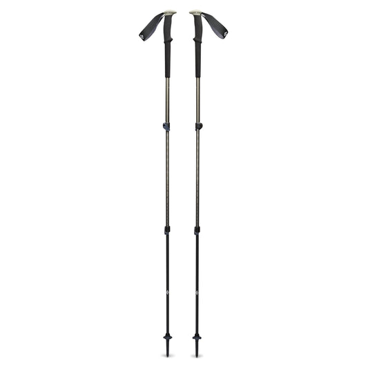 BLACK DIAMOND Trail Trekking Poles (Pair) | Lightweight Aluminum Hiking Poles | FlickLock Adjustable Shafts | All-Season Stability & Comfort | Iron Red