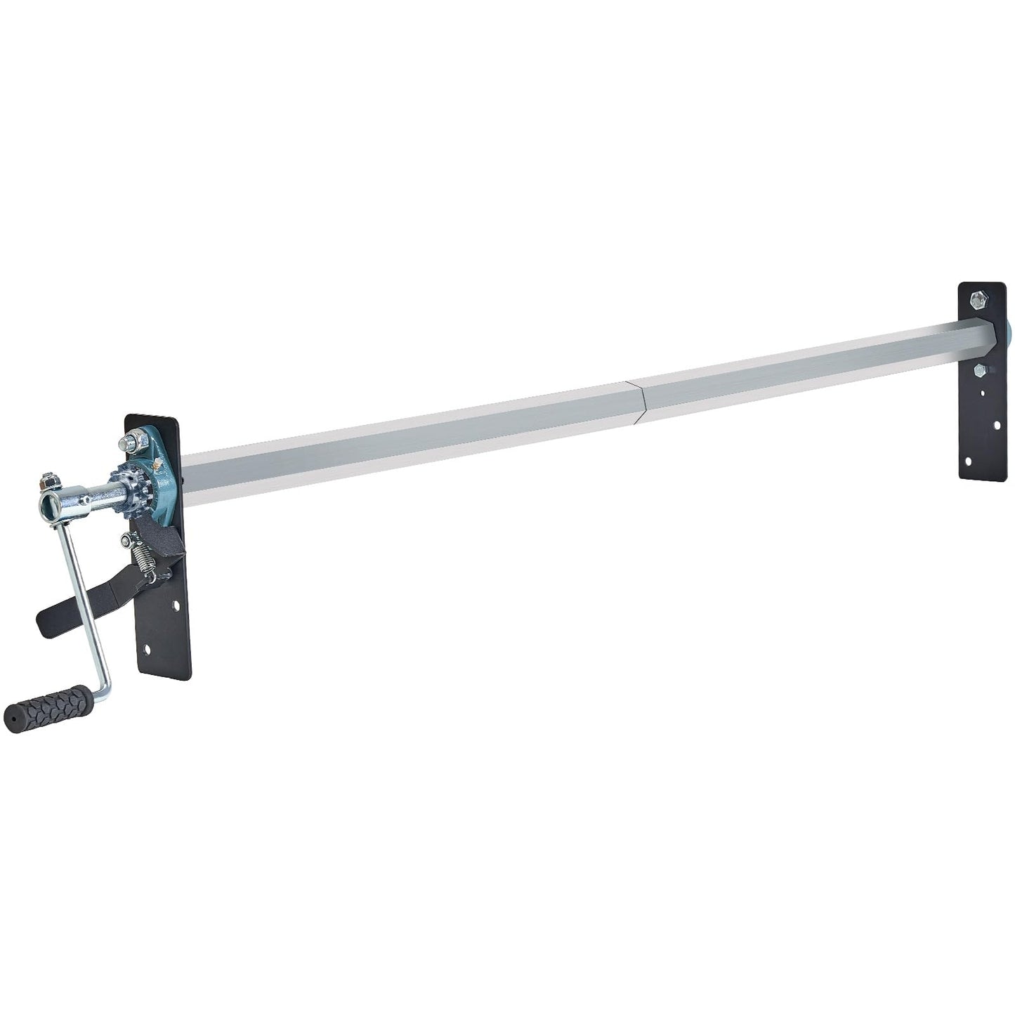 VEVOR Hand Crank Tarp Roller Kit, 64" to 104" Wide, Aluminum Alloy, Manual Cab Level Dump Truck Tarp Roller with 7" Sponge-Wrapped Handle, Perfect for Dump Trucks, Trailers, Trash Haulers (No Tarp)