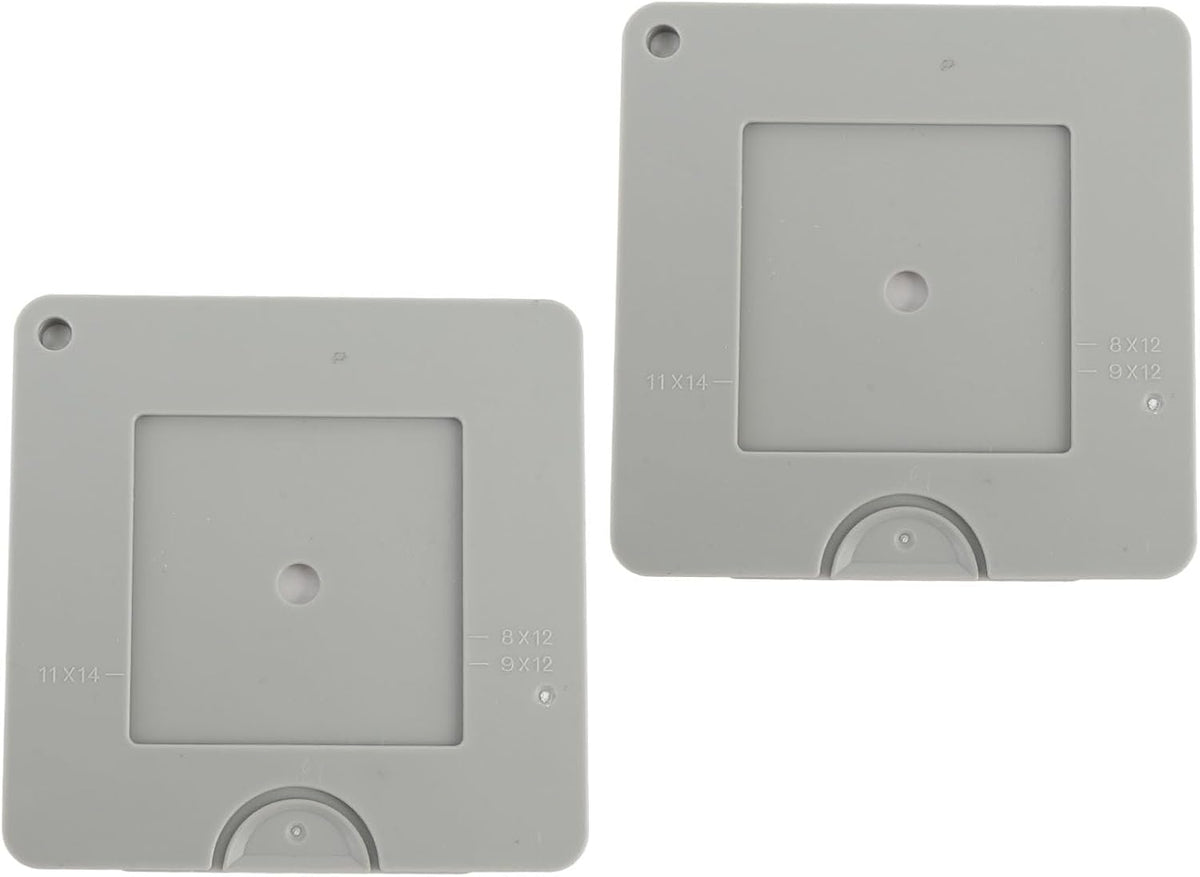 2PCS View Finder with Sliding Mechanism & Color Isolation for Artists, Adjustable Framing Tool for Painting, Drawing