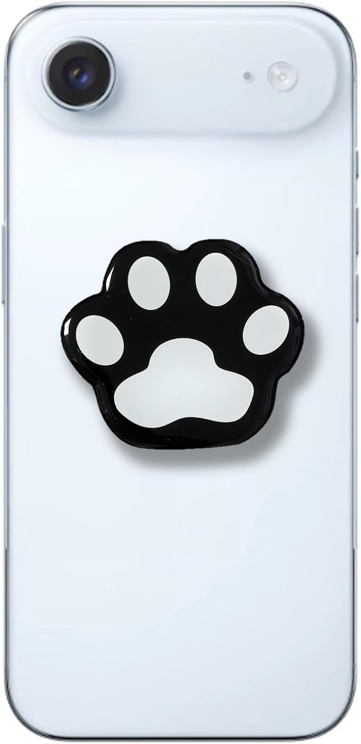 Generic 3D Aesthetic & Cute Phone Grip Collection - Stylish Enamel, Luxury Mirror, and Kawaii Animal Paw Designs
