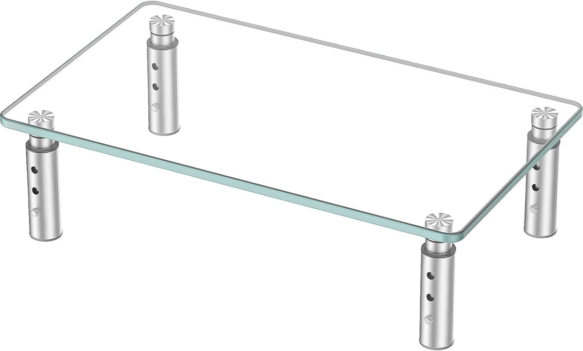 -3 Hemudu Monitor Stand Adjustable Height Monitor Riser, Computer Monitor Stand, Desktop Organizer, Monitor Stand Riser