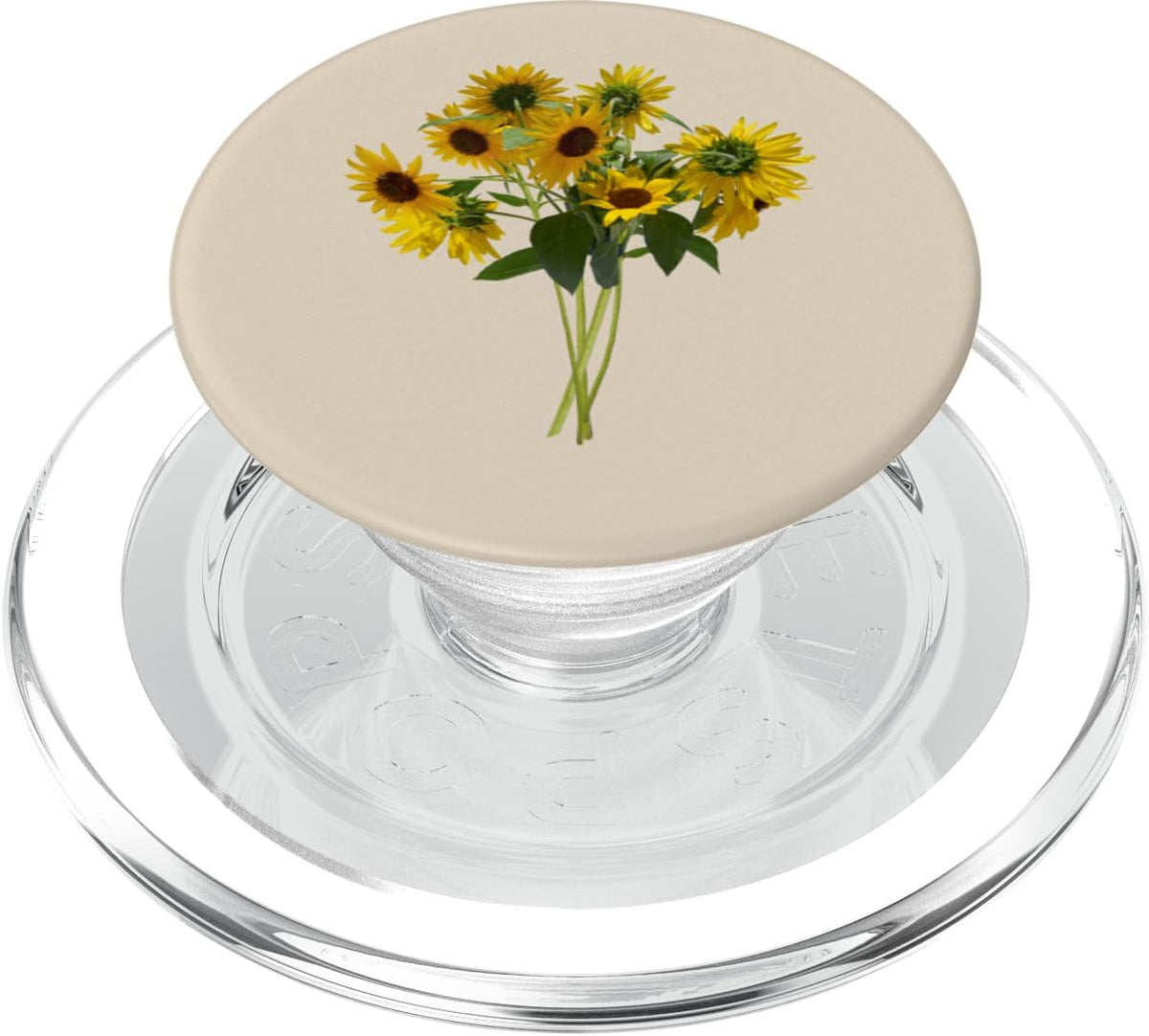 Floral Nature Designs Summer Bright Floral Gift Bouquet of Sunflowers PopSockets PopGrip for MagSafe
