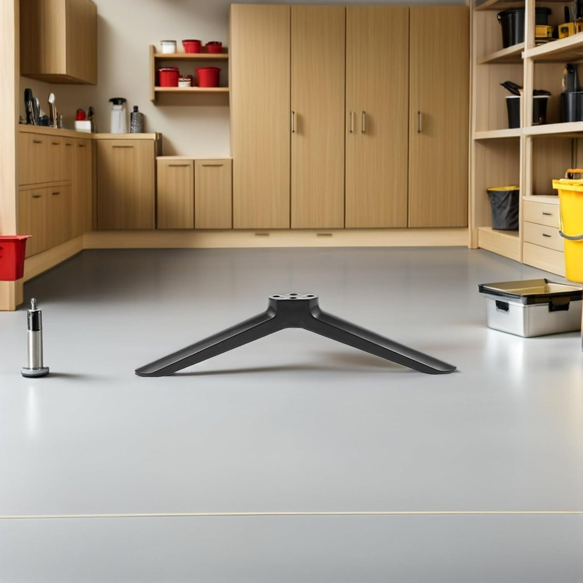 MUSISALY 2 40 Inch Pairs TV Stand Legs: Smart TV Support with Hardware, Non-Slip Pedestal Feet for Flat Screen