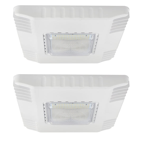 LED Canopy Gas Station Light, 150W 21000LM Surface Mount LED Carport Ceiling Light 5700K (600W HID/HPS Equivalent), 100-277V IP65 UL Listed
