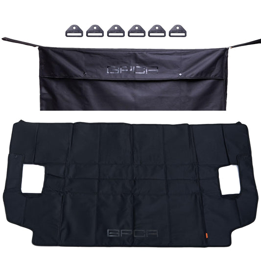 GPCA - Freedom Pack PRO Under Hardtop/Topless Easy-to-Install Patented Tonneau/Trunk Cover Heavy-Duty Accessories for Wrangler JL 2018-2024, 4DR Sport Sahara Rubicon & Freedom Unlimited Models