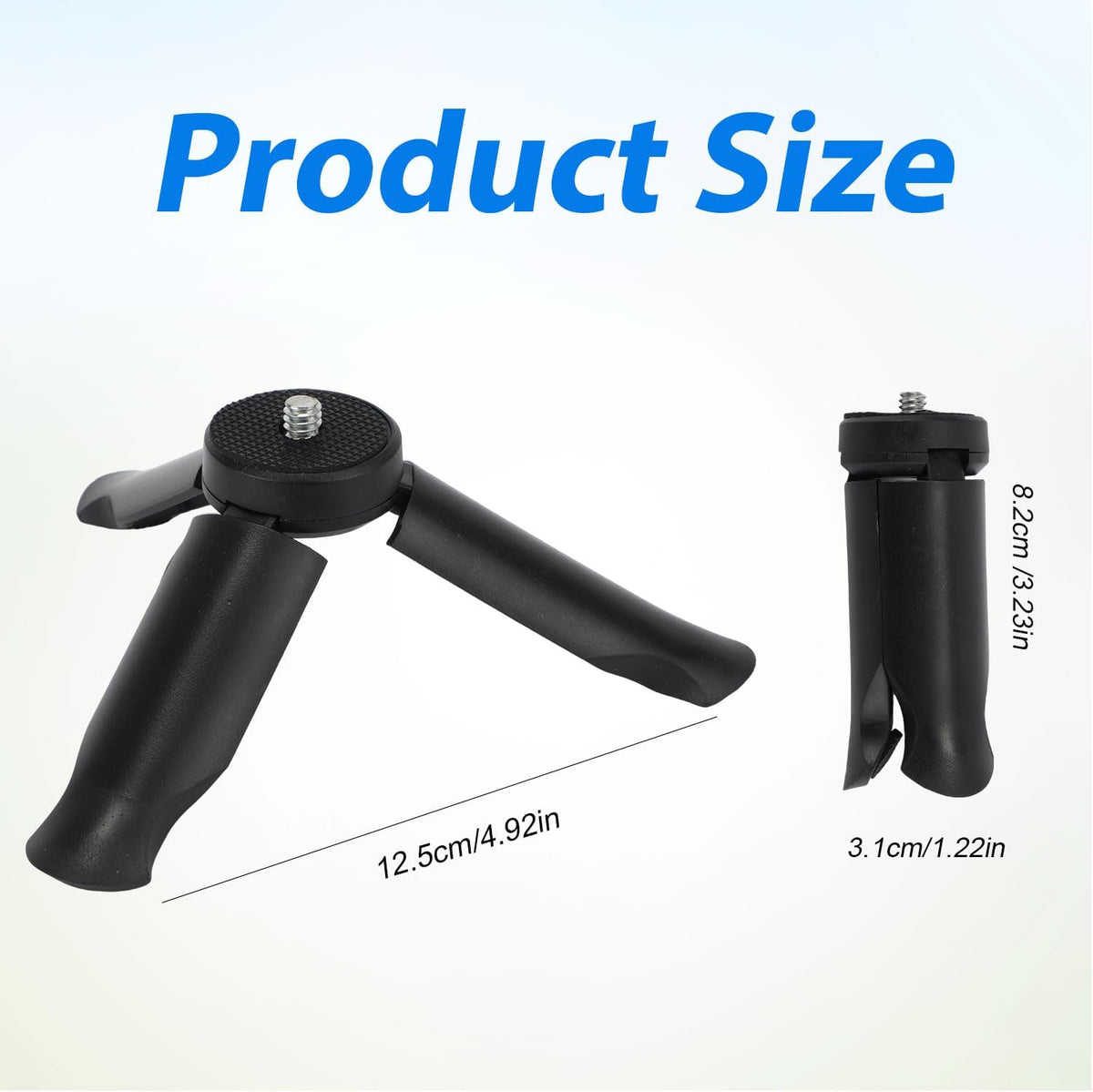 BOXOB 3 2, Mini Tripod for DJI Osmo Pocket & Portable Camera Tripod Stand, Black, ABS Material