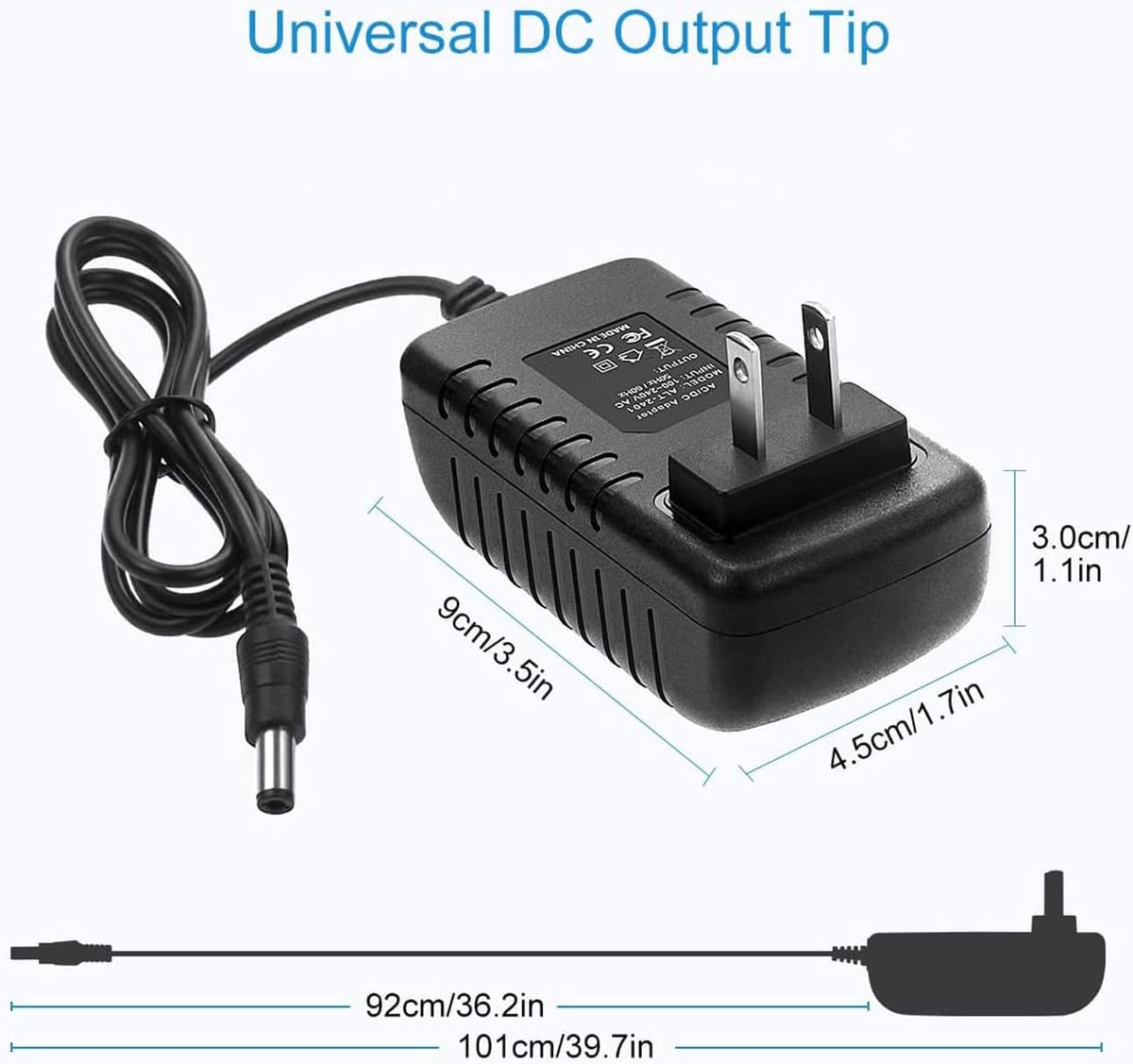 BestCH AP-V14U AP-V18U Charger Compatible with JVC Camcorder AC Power Adapter Cord