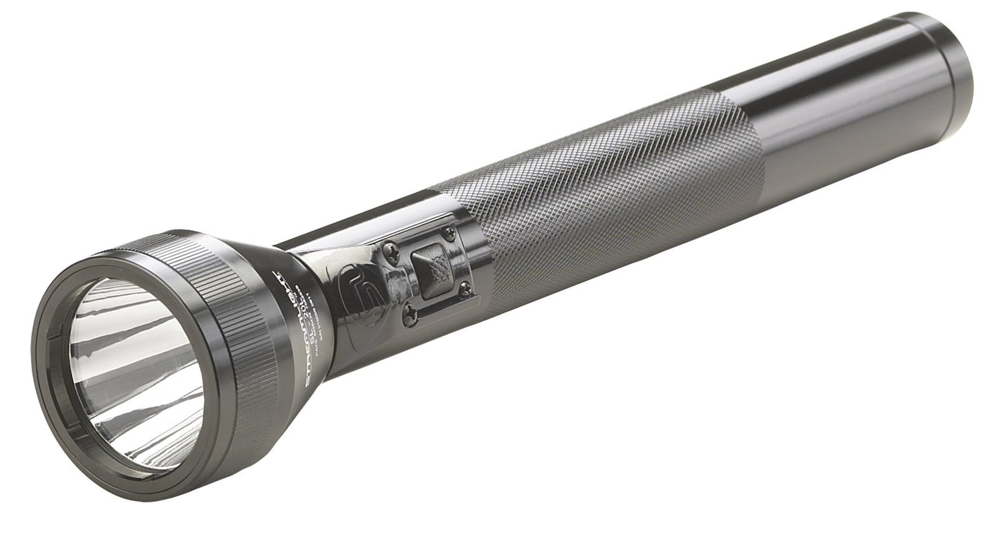 Streamlight 20703 SL-20L 450-Lumen Full Size Rechargeable LED Flashlight with 120-Volt AC/12-Volt DC Smart Charger, 2 Sleeves, Black