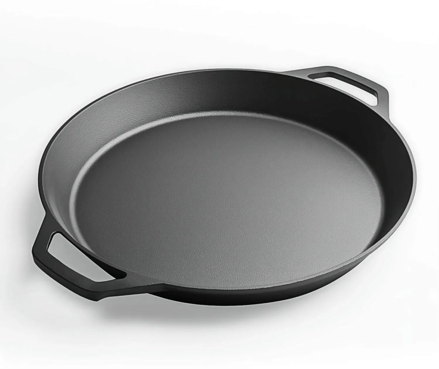 20-inch Pre-Seasoned Cast Iron Skillet - Dual Assist Handles - Nitrided Rust-Proof - For Oven, Stovetop, Grill & Campfire