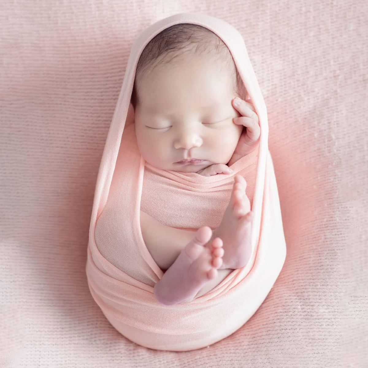 ForBaysy Newborn Photography Props Swaddle Newborn Wraps for Baby Boys Girls Infant Baby Photo Props Shoot Stretch