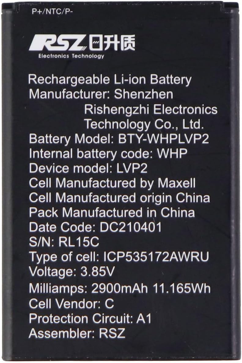 Generic LVP2 BTY-WHPLVP2 Replacement Battery for Verizon Wireless Home Phone Connect