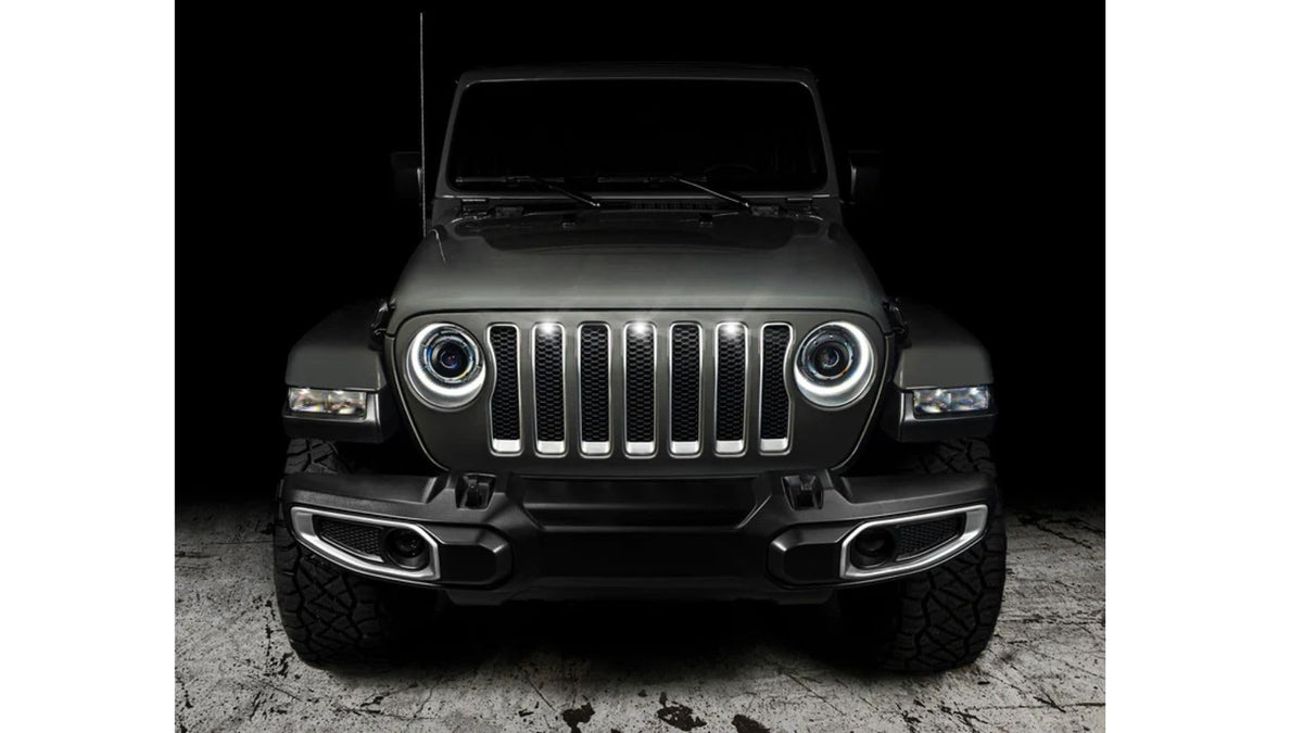 ORACLE Lighting 5870-001 LED Grill Kit for 2018-2024 Wrangler JL, White, Pre-Runner Style
