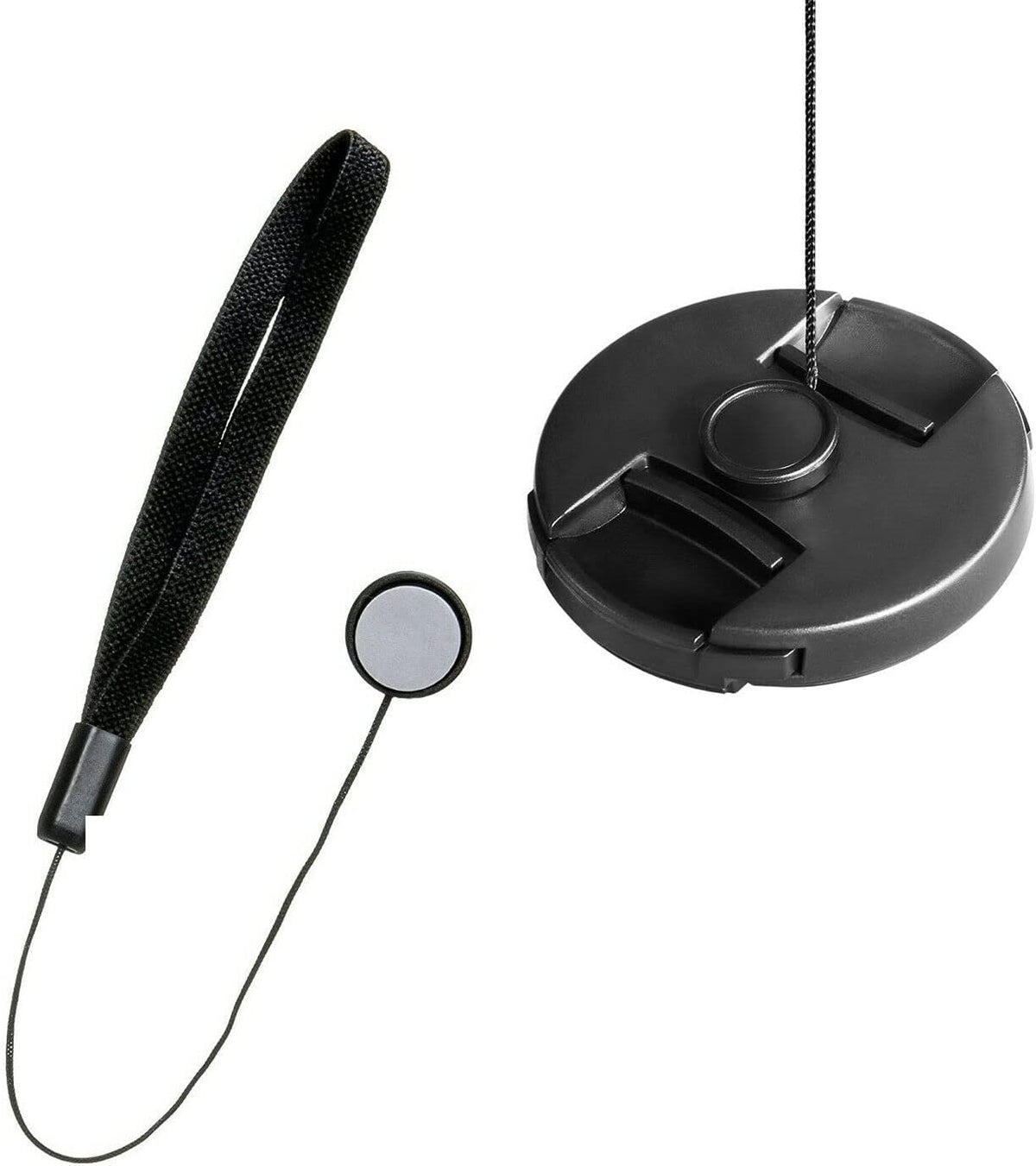 Digital Nc Pinch (82mm) a58 Lens Cap Center + Lens Cap Holder + Microfiber Cleaning Cloth. Compatible with Sony Alpha