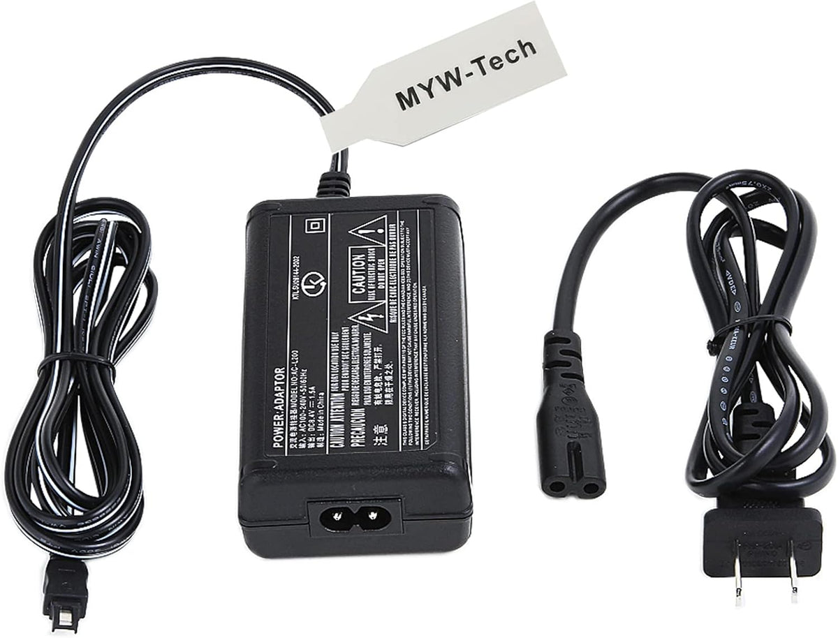 MYW-Tech CCD-TR87 AC DC Adapter Charger for Sony (NOT fit Other Models) Handycam Camcorder Video Camera Recorder DC