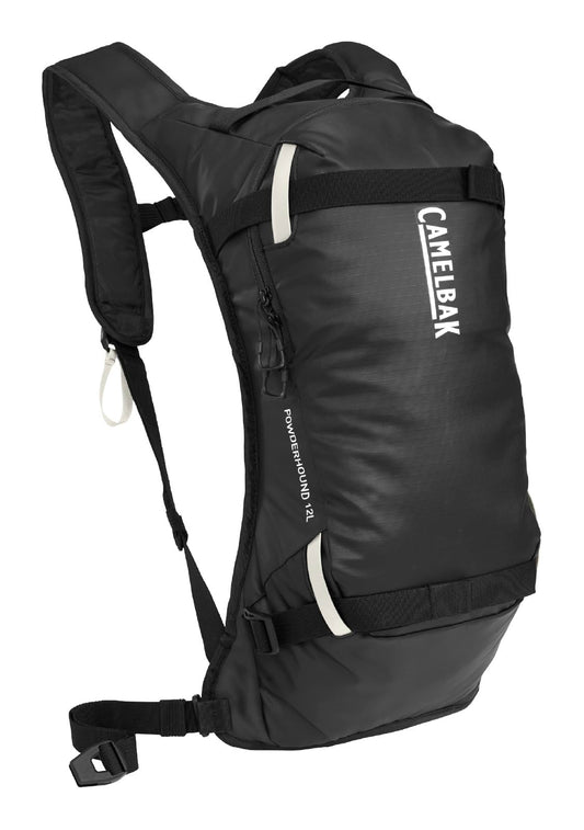 CamelBak Powderhound 12 Snow Hydration Pack with Ski and Snowboard Carry, Insulated Design for All Day Winter Riding, Black/White