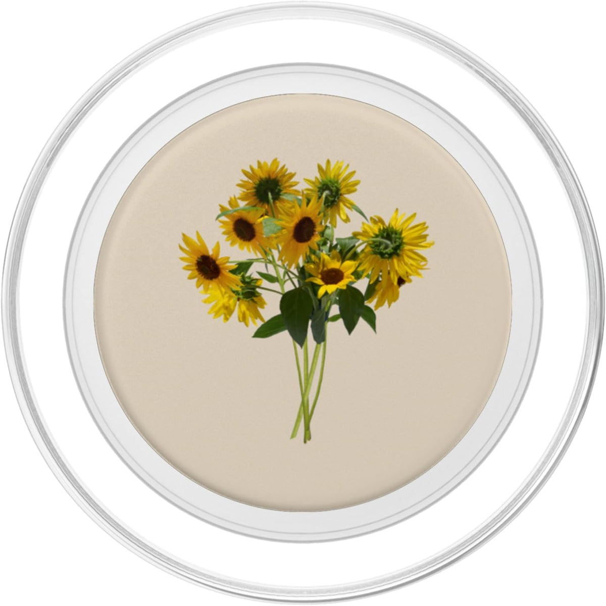 Floral Nature Designs Summer Bright Floral Gift Bouquet of Sunflowers PopSockets PopGrip for MagSafe