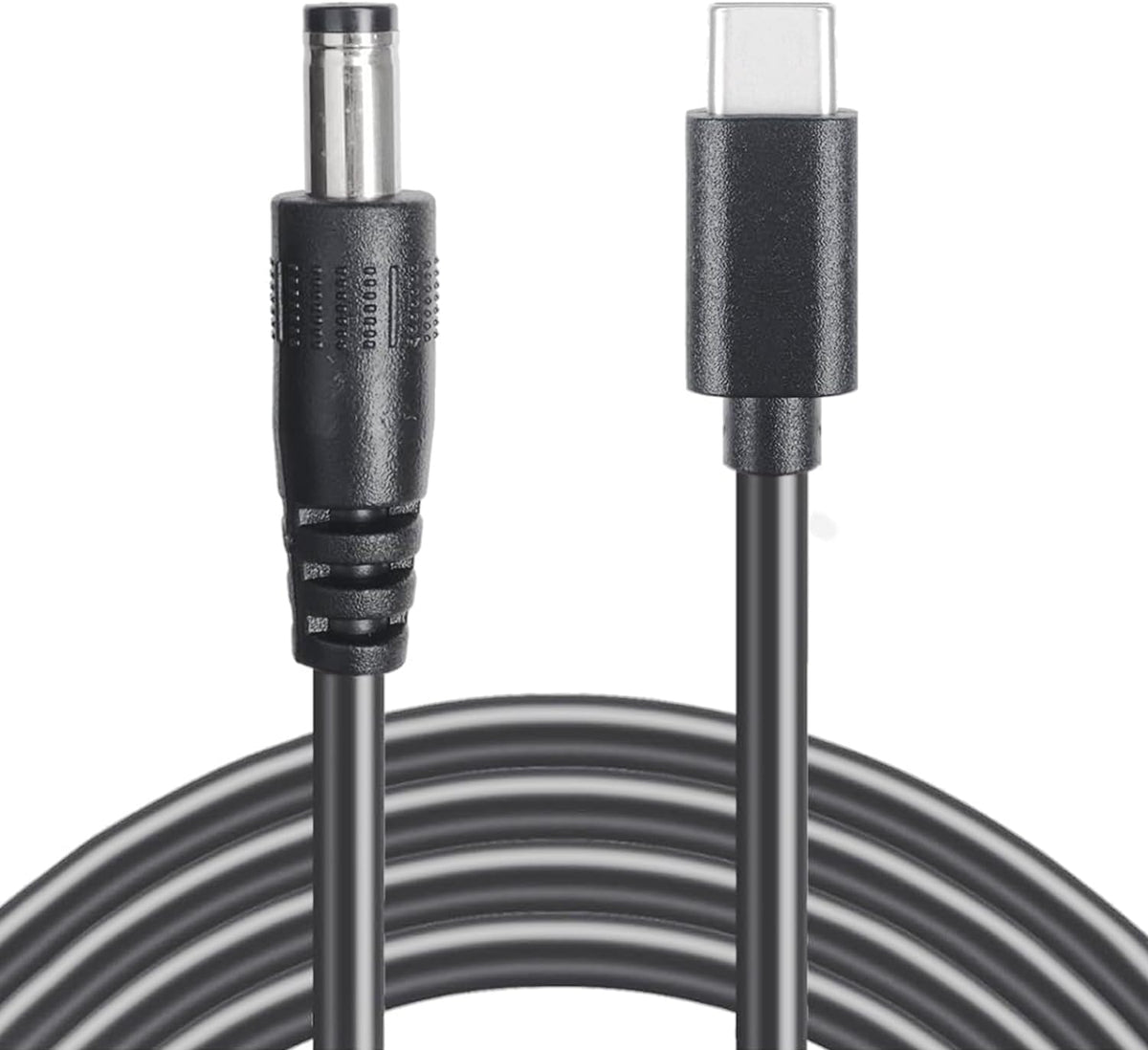 5Ft 12V 3A 5.5x2.5mm 20V USB C to Webcamera Power Cable, DC Adapter USB C Cable Made for GPS, DVR, Webcamera, Speaker