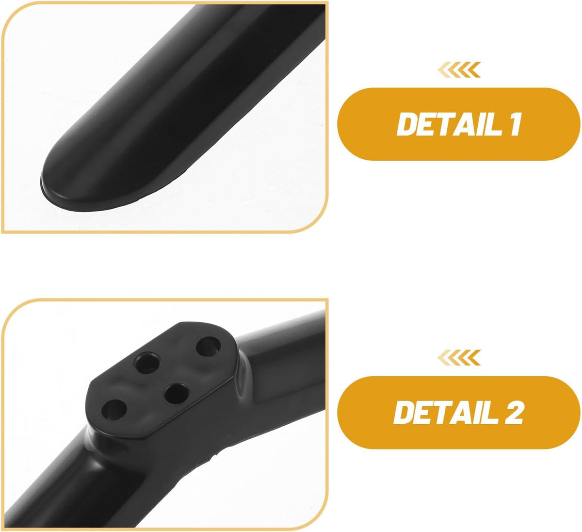 MUSISALY 2 40 Inch Pairs TV Stand Legs: Smart TV Support with Hardware, Non-Slip Pedestal Feet for Flat Screen