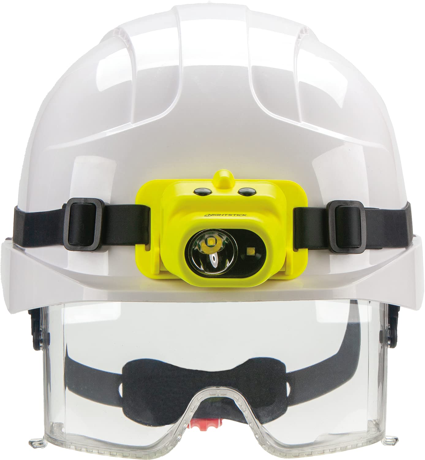 Nightstick XPR-5554G Intrinsically Safe USB Dual-Light Headlamp, Green