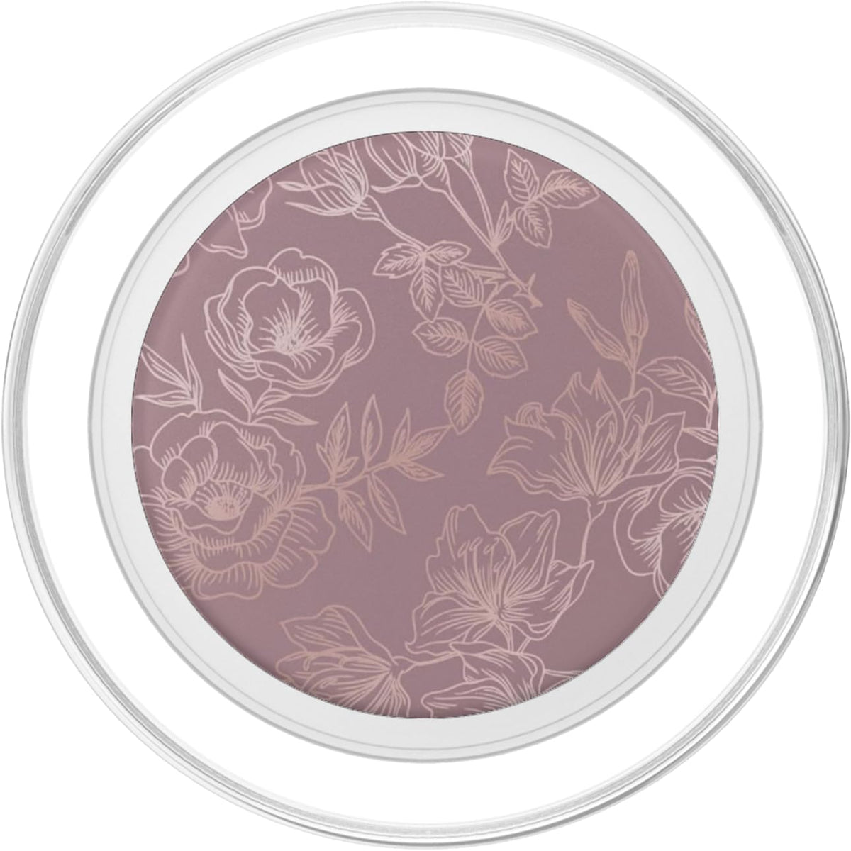 Dusty Rose Floral Phone Grip Dusty Rose Floral PopSockets PopGrip for MagSafe