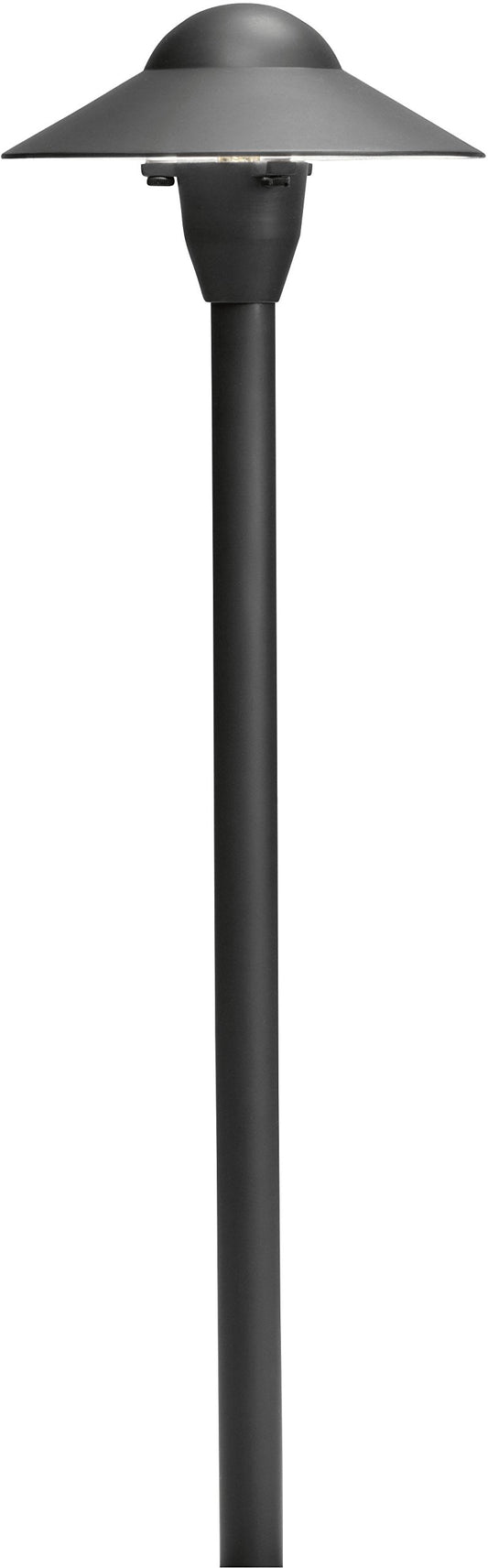 Kichler 15470BKT Dome Path Light 6-Inch, Textured Black