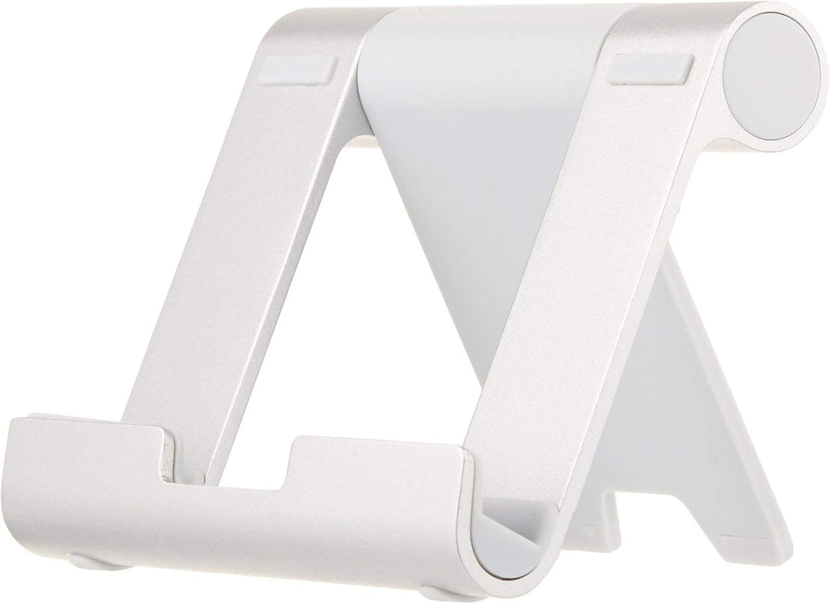 Amazon Basics Multi-Angle Portable Foldable Stand for Tablets, E-readers and Phones, Non-Slip Desktop Holder for iPads